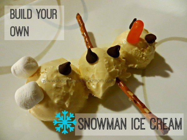 Snowman Ice Cream, #FrozenFun, #shop #cbias