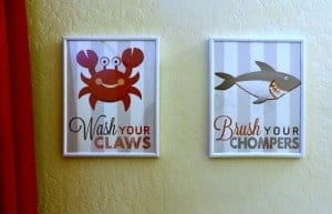 Nautical Kids Bathroom - Shaping Up To Be A Mom