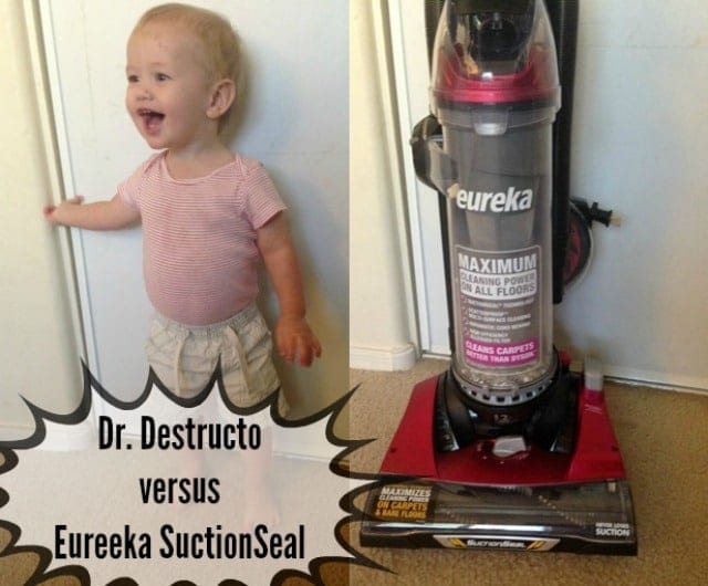 Dr. Destructo Versus the Eureeka SuctionSeal Vacuum #EurekaPower #ad #cbias