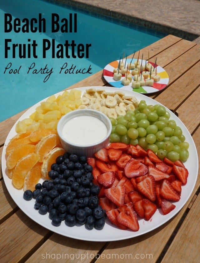 Beach Ball Fruit Platter