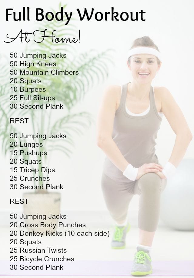 Full body at home workout