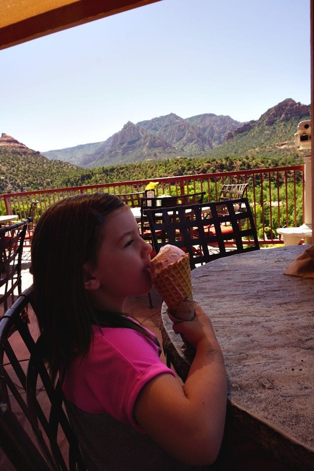 Ice cream at Canyon Breeze