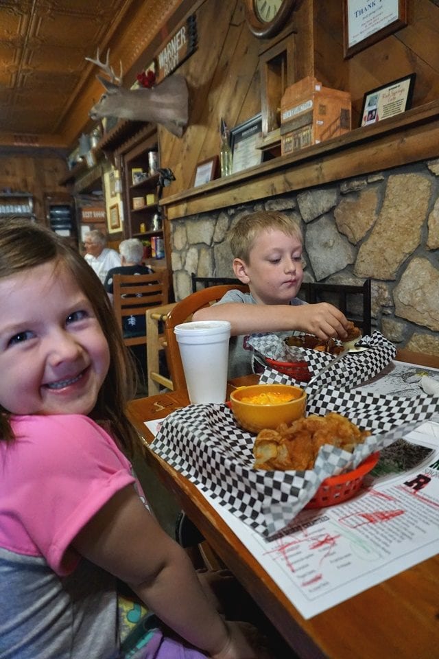 Kids at Rock Springs Cafe