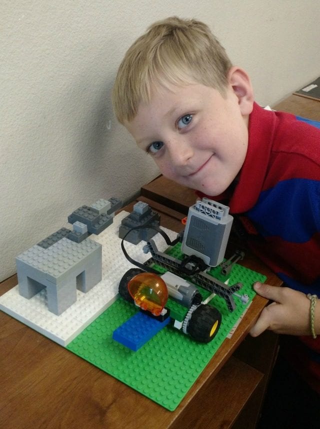 Carter's LEGO camp creations