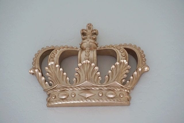 etsy gold crown