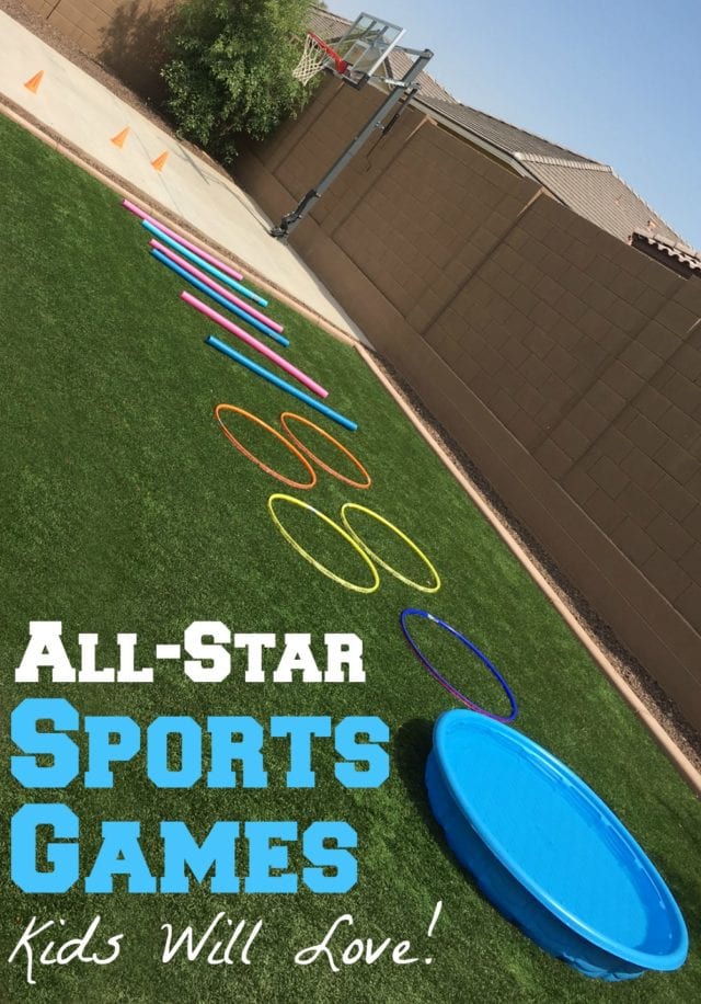 Lots of fun sports-themed sport games kids will love! Have fun while learning teamwork and good sportsmanship. Baseball, Basketball, and Football games and indoor/outdoor activities. Get ready for some fun!